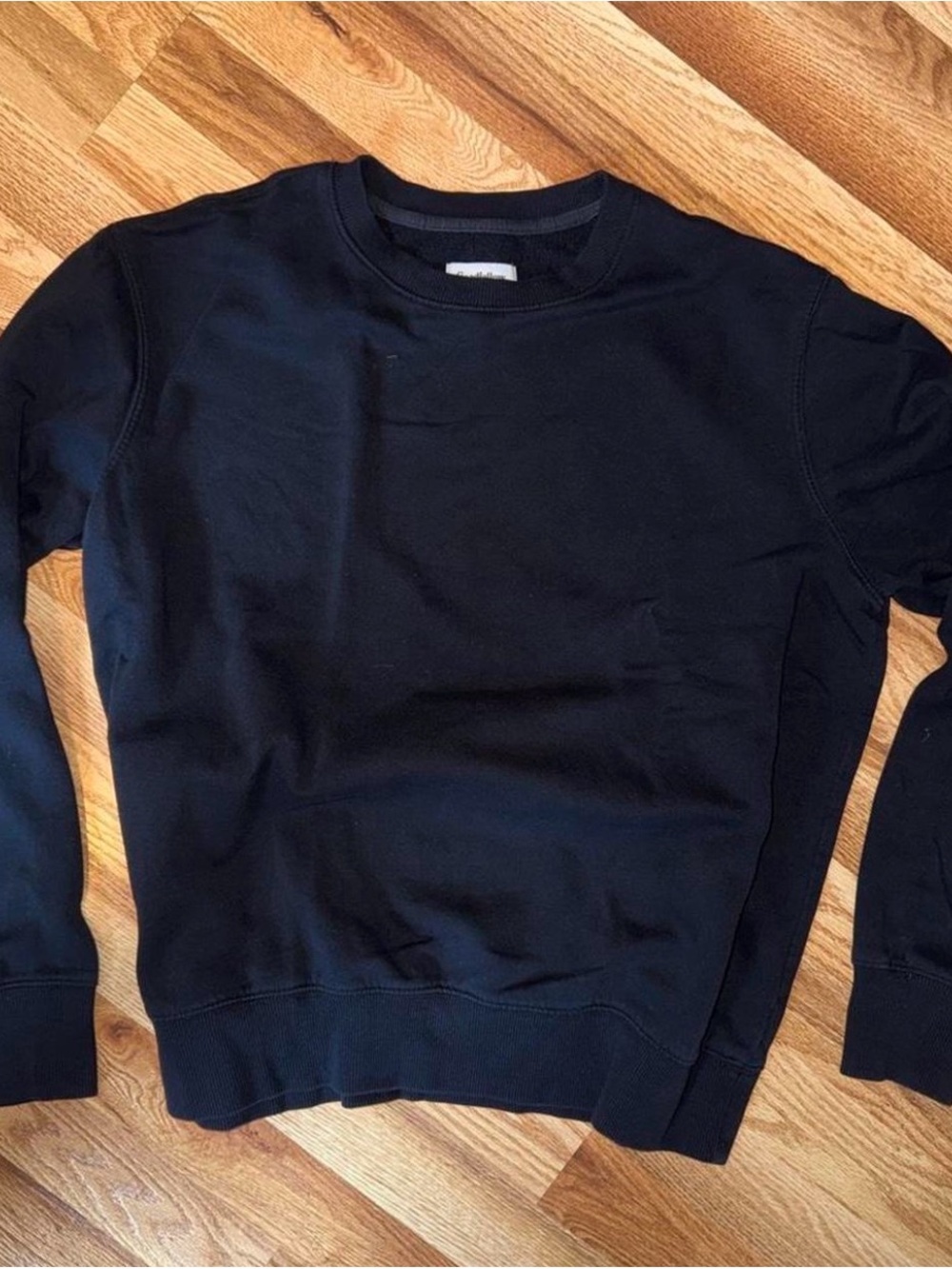 Goodfellow & Co Black Crewneck Sweater - Picture 1 of 5